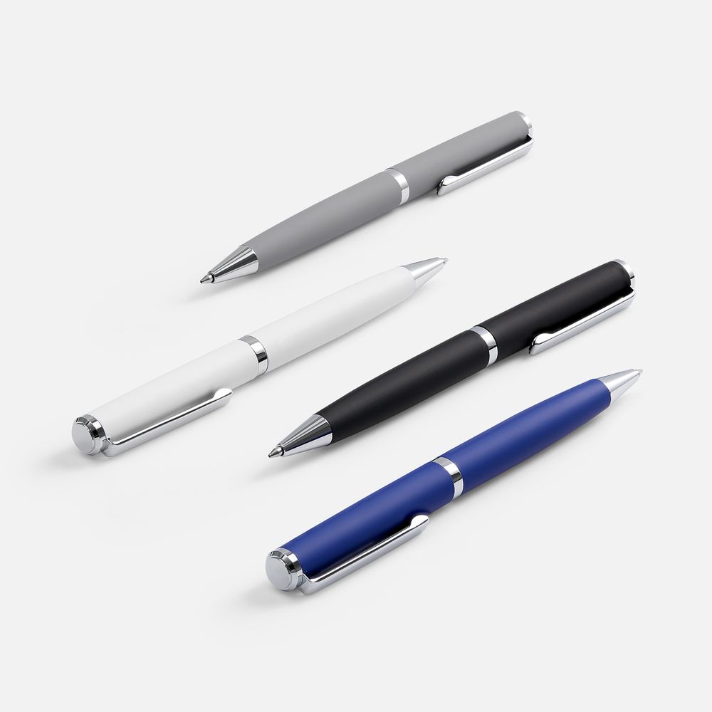 Ручка шариковая Inkish Chrome в футляре, синяя-8