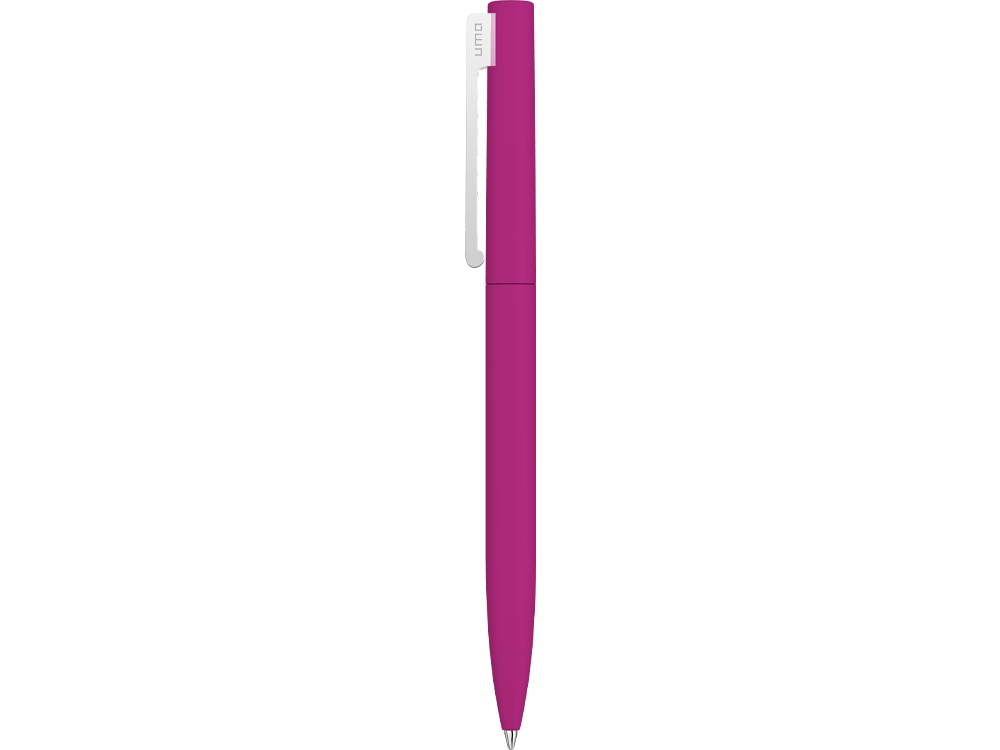 Шариковая ручка  Bright F Gum soft-touch, розовый-1