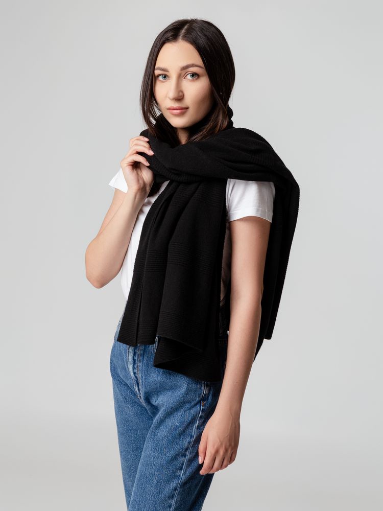 Плед-Палантин Territ, черный-4