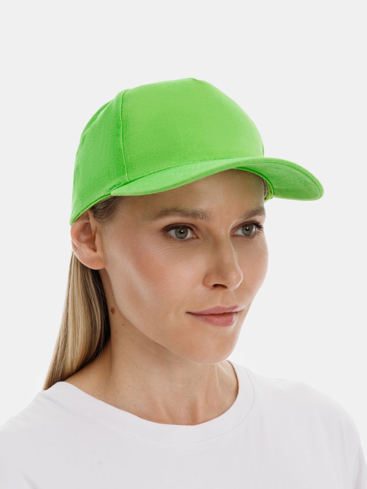 Бейсболка Long Beach, зеленое яблоко-5