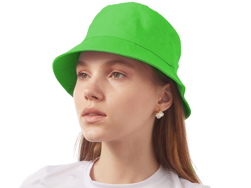 Хлопковая панама, зеленое яблоко-2
