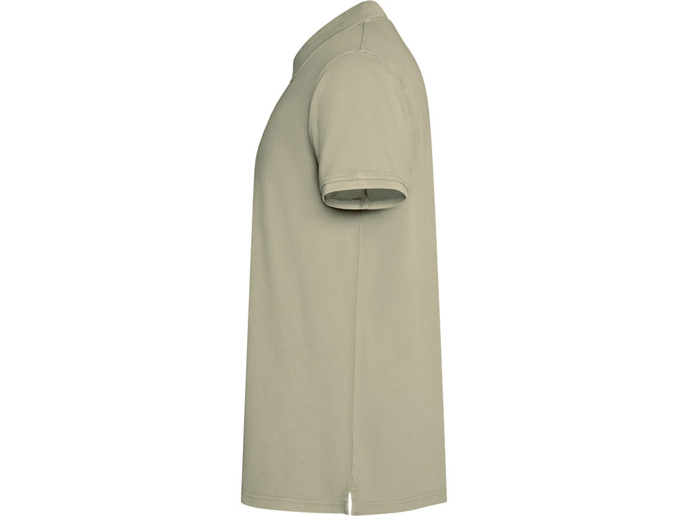 Рубашка поло Cobain унисекс, светлый хаки выстиранный-2