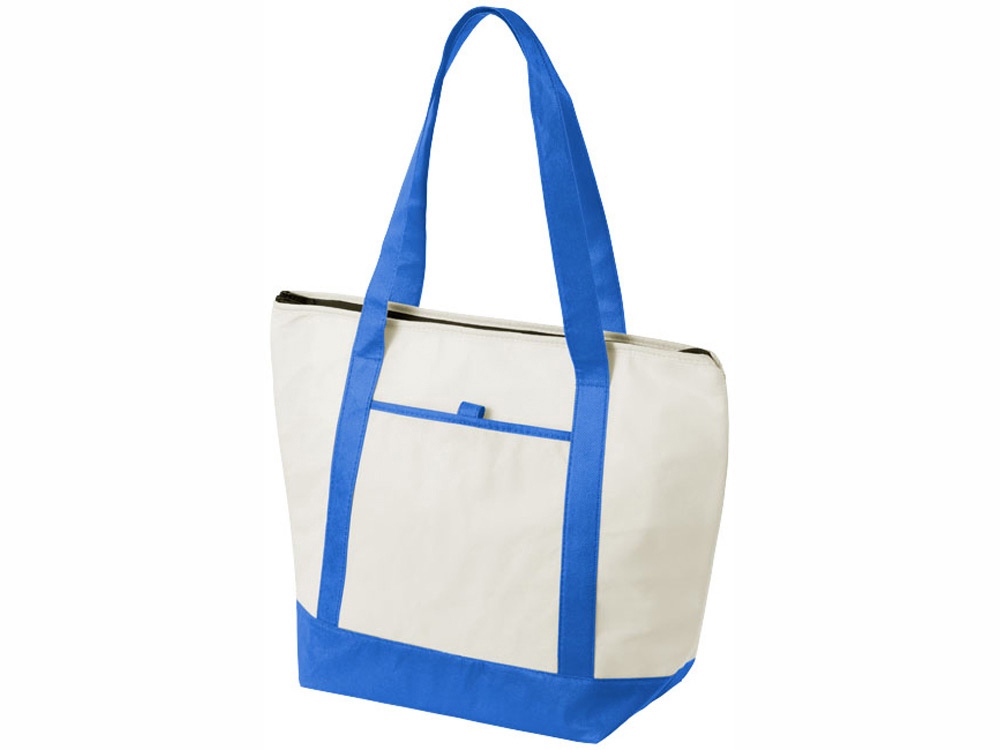 Сумка-холодильник Lighthouse, натуральный/синий-1