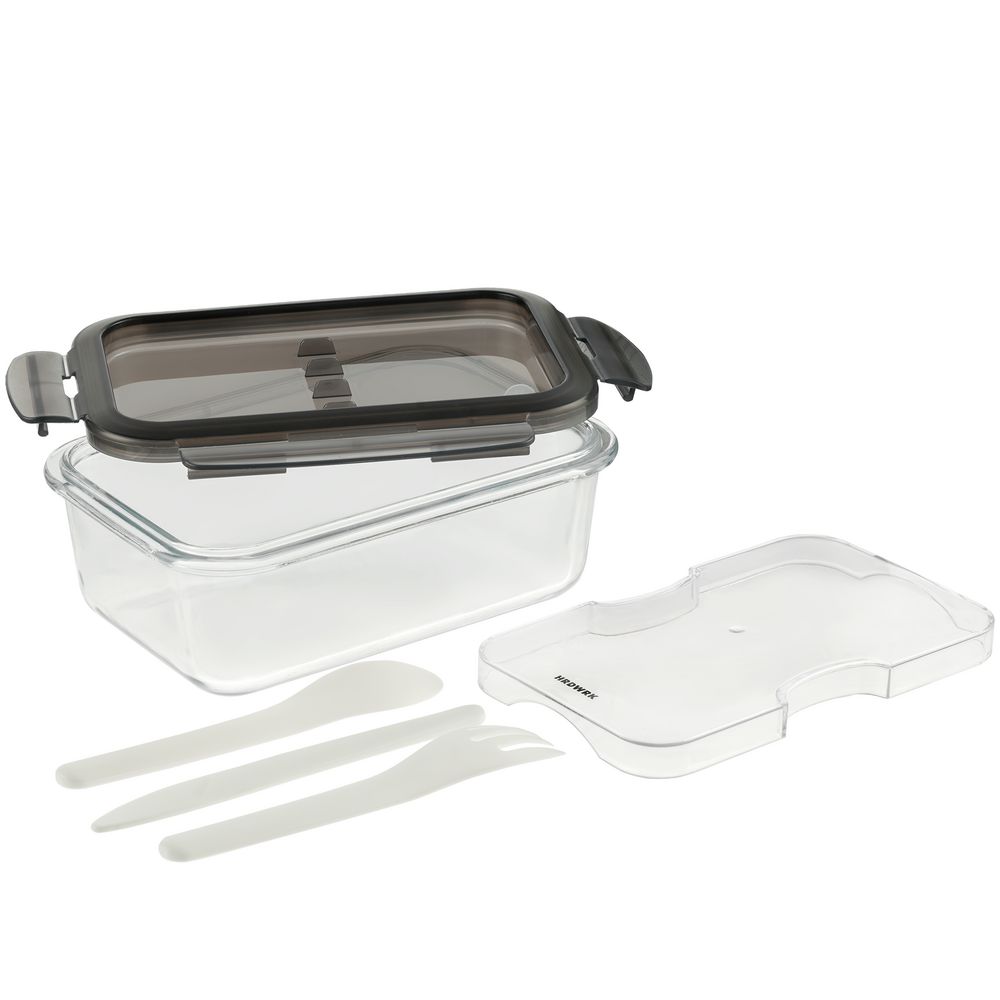 Ланчбокс Hard Work, серый-3