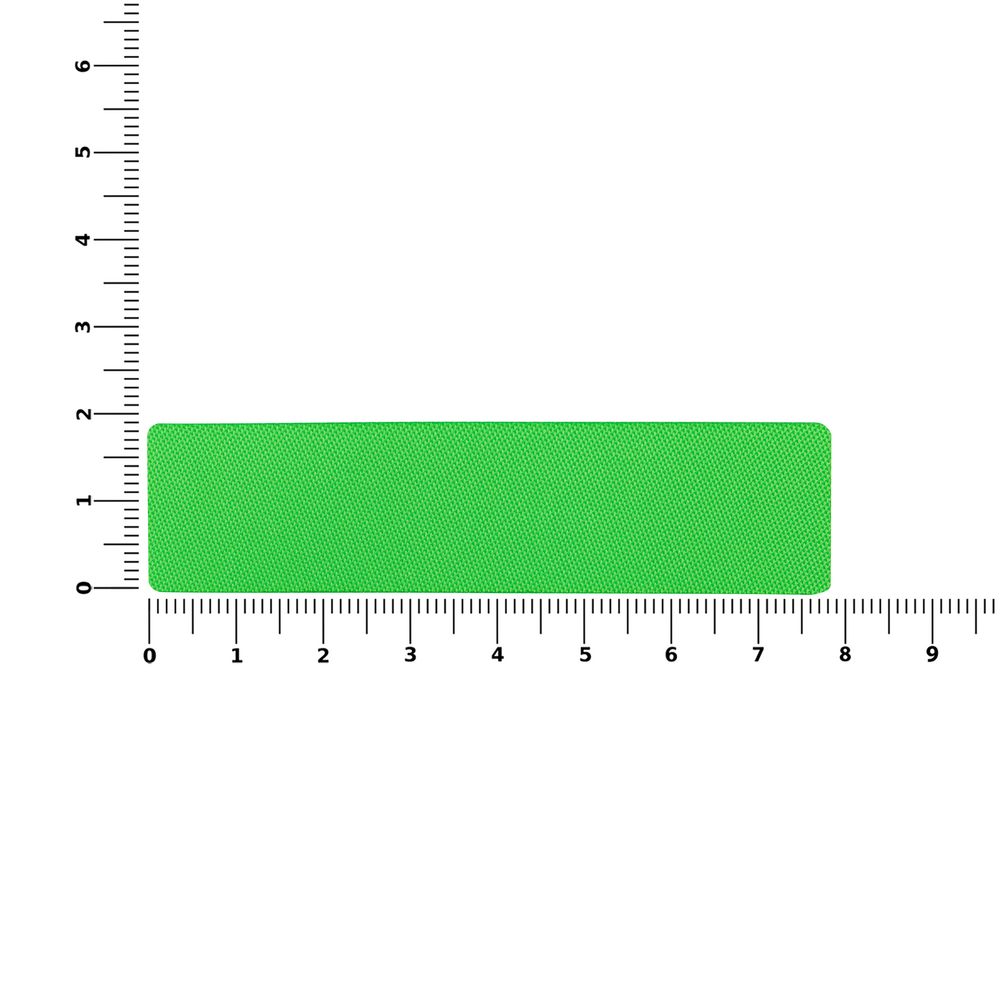 Наклейка тканевая Lunga, S, зеленый неон-2