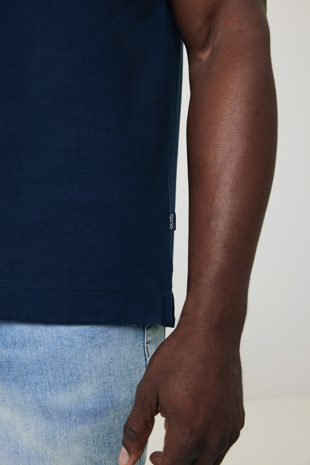 Рубашка поло Iqoniq Yosemite из переработанного хлопка-пике, унисекс, 220 г/м²-19