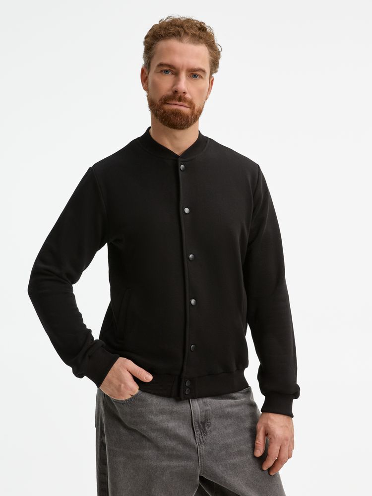 Бомбер унисекс Nuppu, черный-7