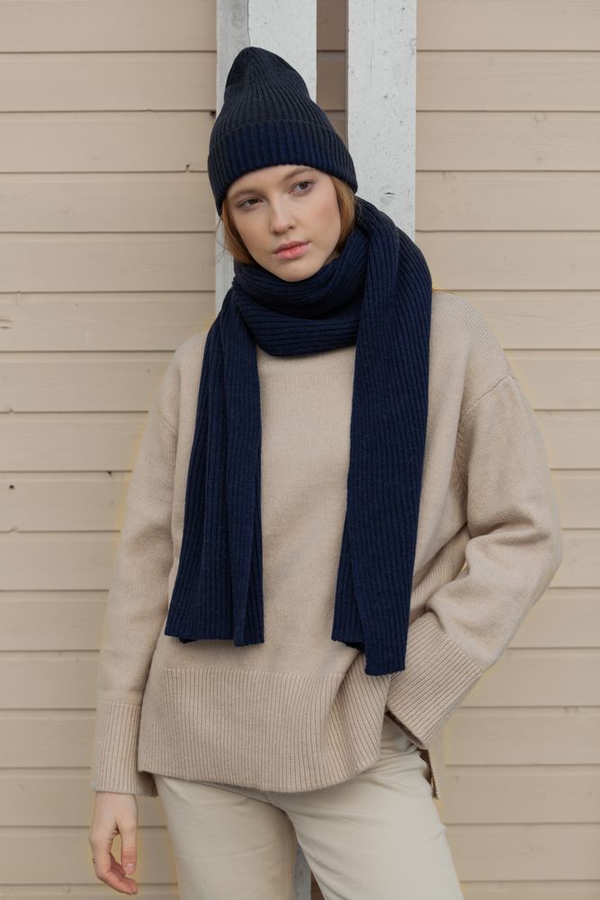 Шапка Alpine, синяя-3