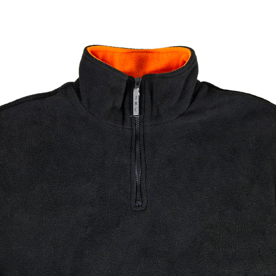 Толстовка флисовая ESTONIA 280, черный, оранжевый-4