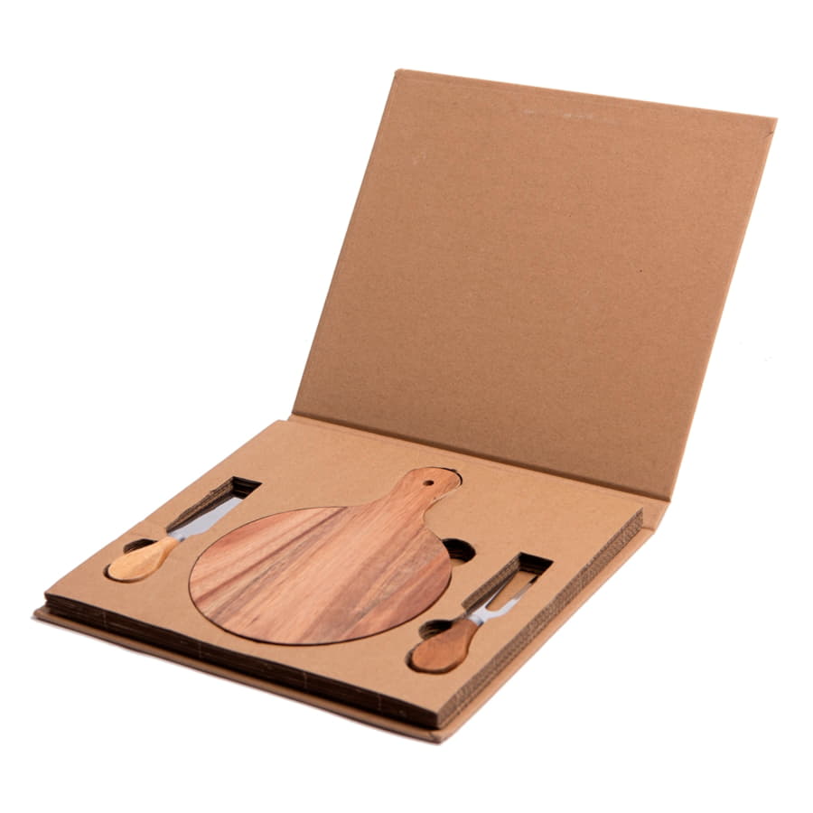 Набор для сыра CAMAMBERT, коричневый-1