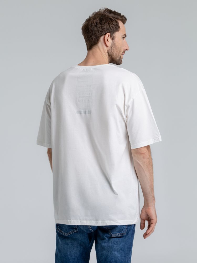 Футболка оверсайз «Чистая соль», молочно-белая-4