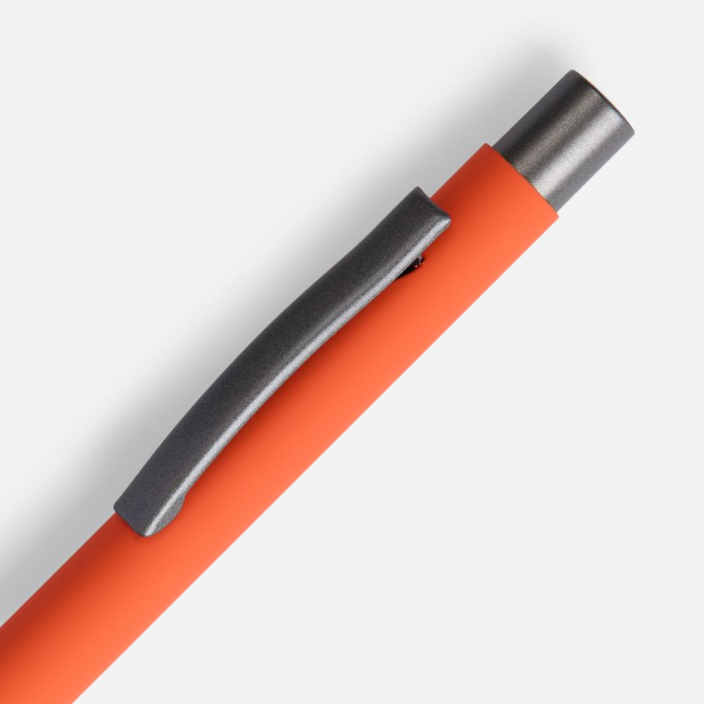 Ручка шариковая Atento Soft Touch, оранжевая-1