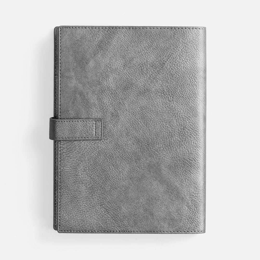 Ежедневник Repute, недатированный, серый-1