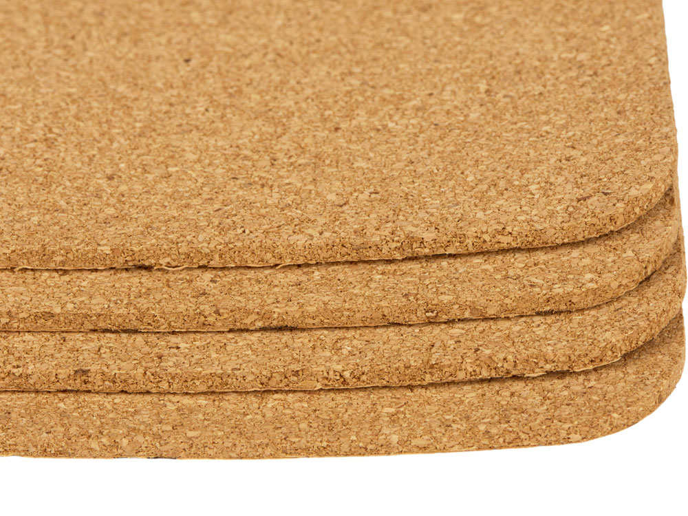 Набор подставок под горячее из пробки Dinner-4