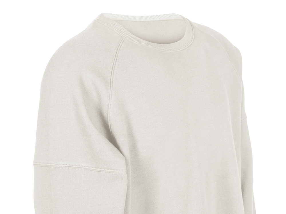 Свитшот оверсайз Paris, унисекс, бежевый-14