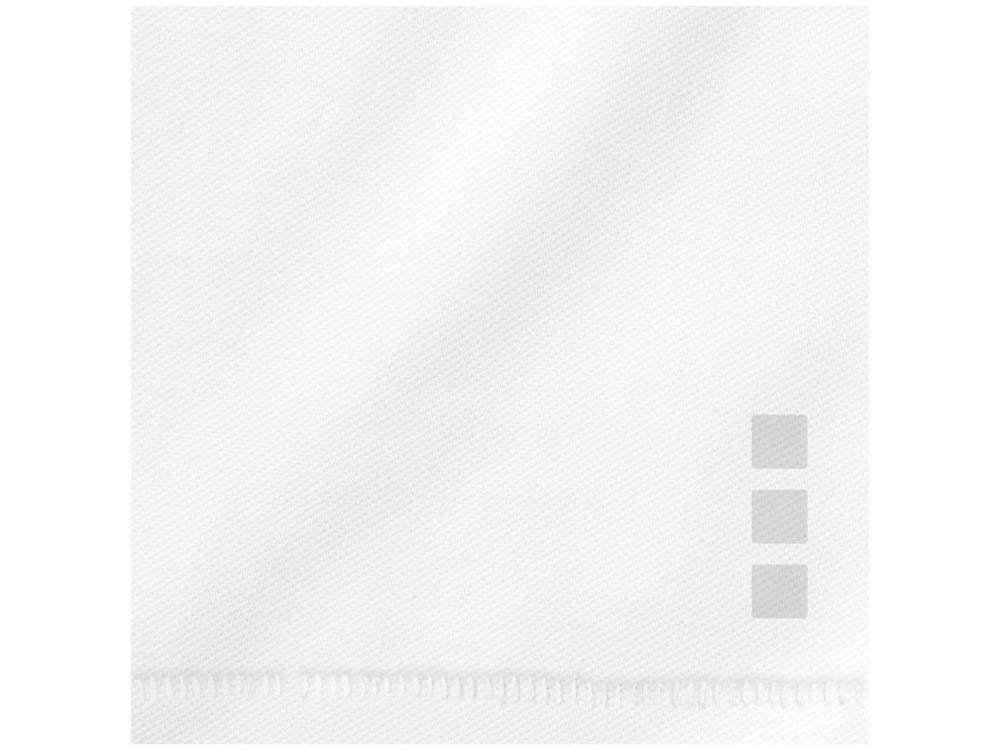 Calgary женская футболка-поло с коротким рукавом, белый-9