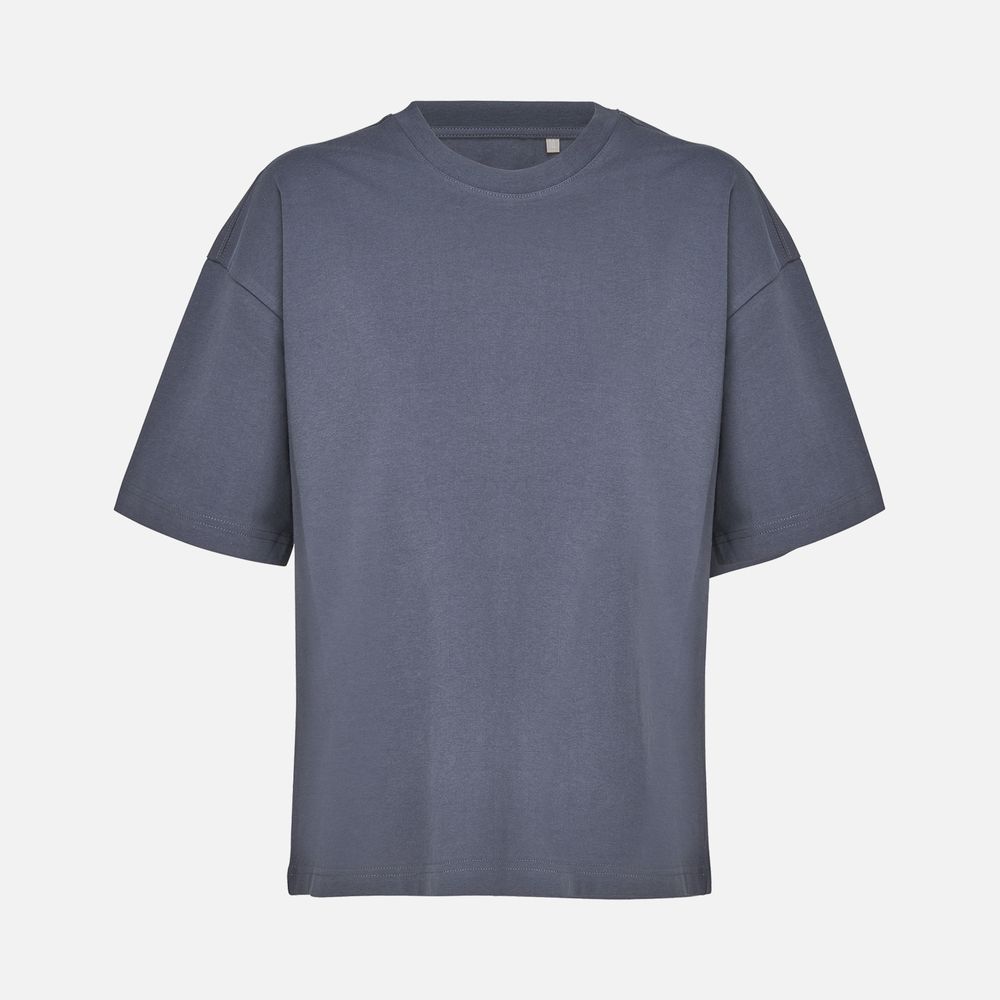 Футболка оверсайз женская Boxy Women, темно-серая (графит)-0