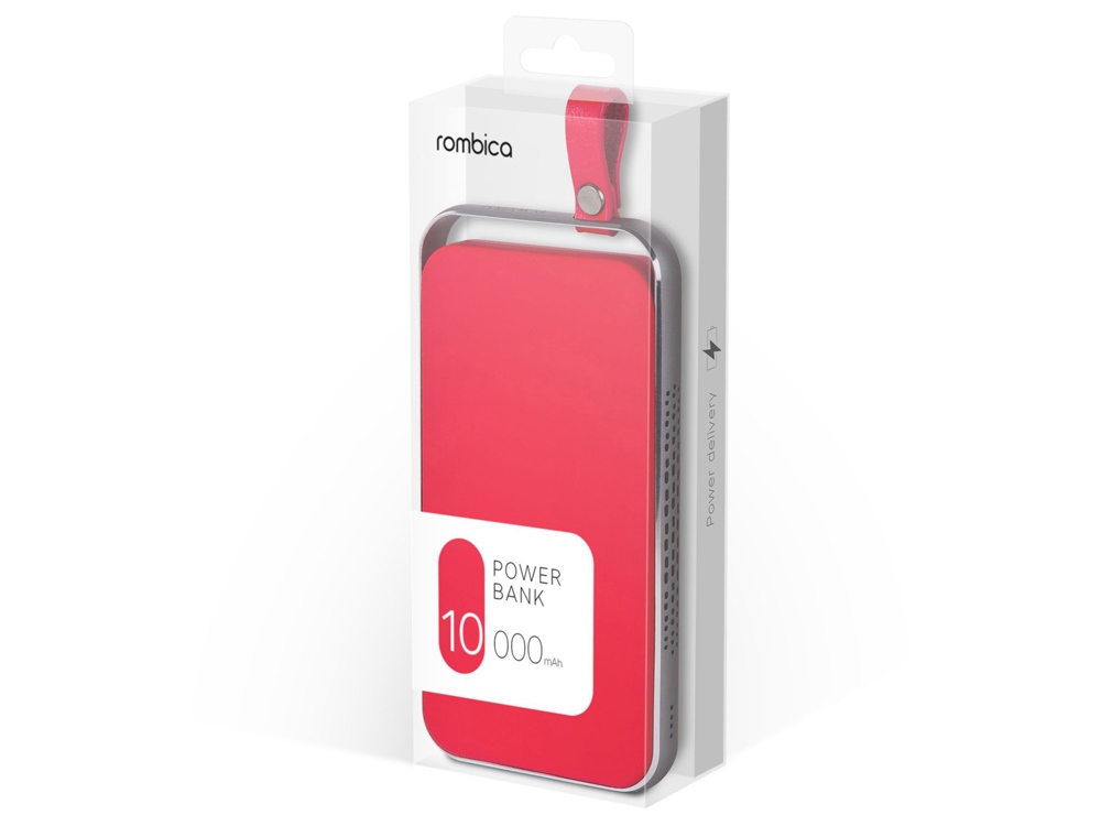Внешний аккумулятор Rombica NEO Electron Red, 10000 мАч, красный-4