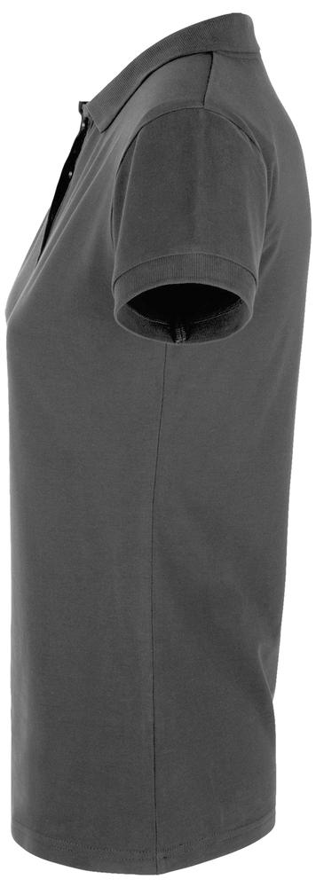 Рубашка поло женская Perfect Women 180 темно-серая-2