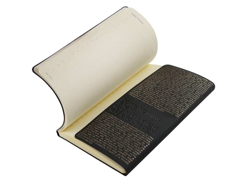 Ежедневник недатированный А5 Bilbao, черный-2