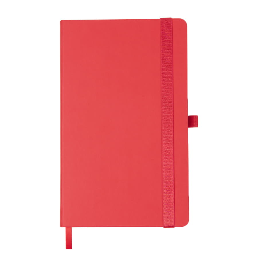 Ежедневник недатированный HAMILTON, A5, алый, кремовый блок, красный-3