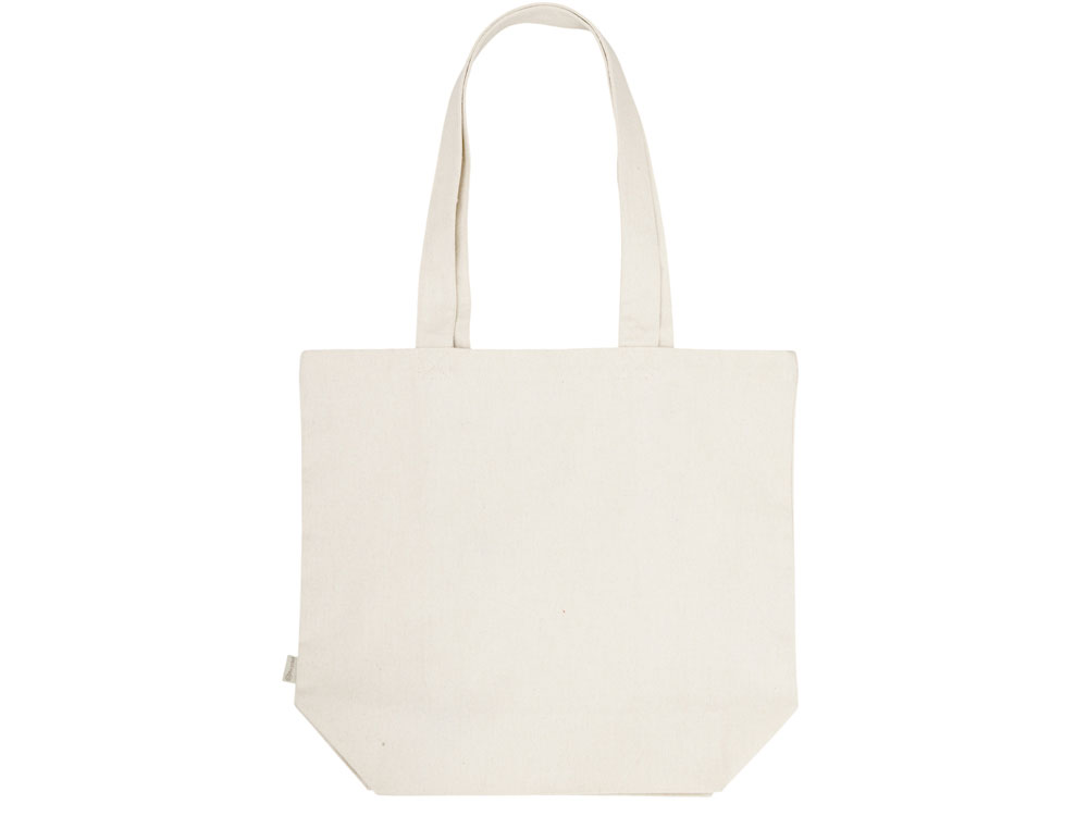 Сумка для шоппинга Cotton из переработанного хлопка 280 г, натуральный-3