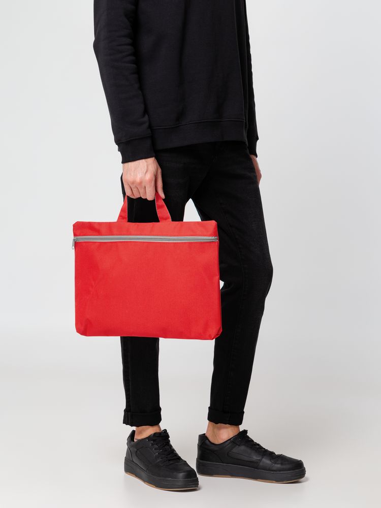 Сумка-папка Simple, красная-3