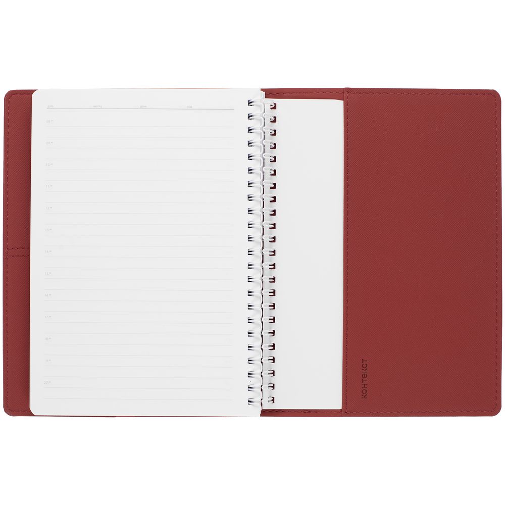 Ежедневник Spring Touch, недатированный, красный-5