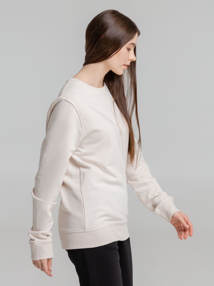 Свитшот унисекс BNC Inspire (Organic), молочно-белый-9