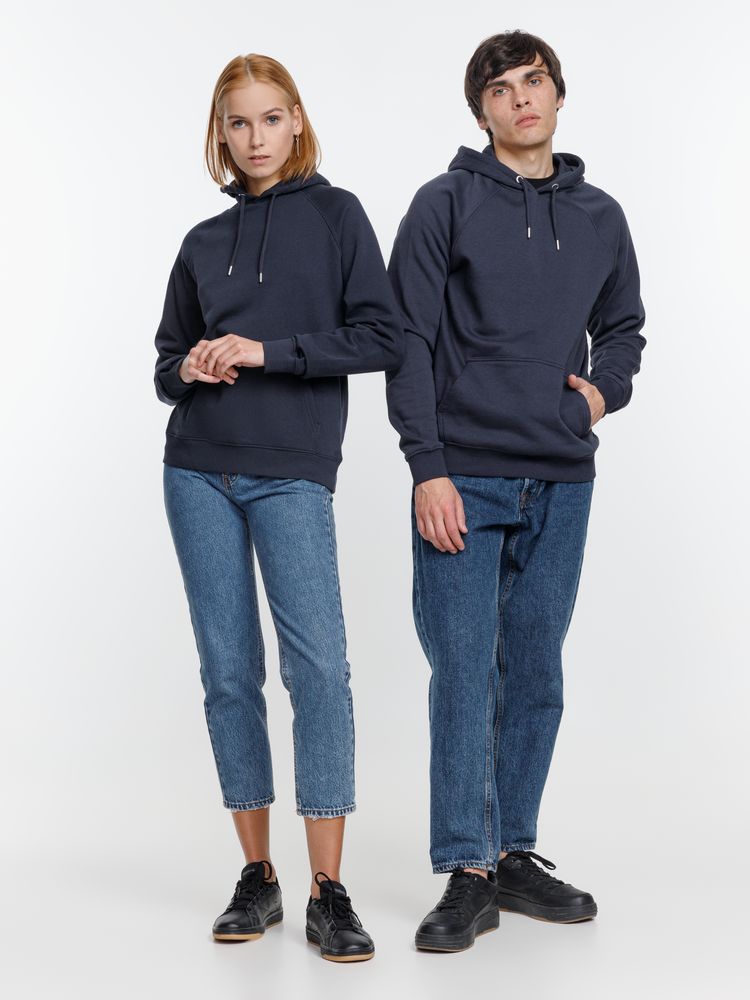 Толстовка унисекс Stellar, темно-синяя-8