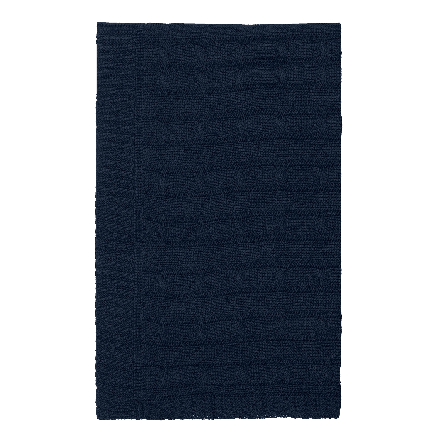 Плед Fado вязаный, синий (без подарочной коробки)-1