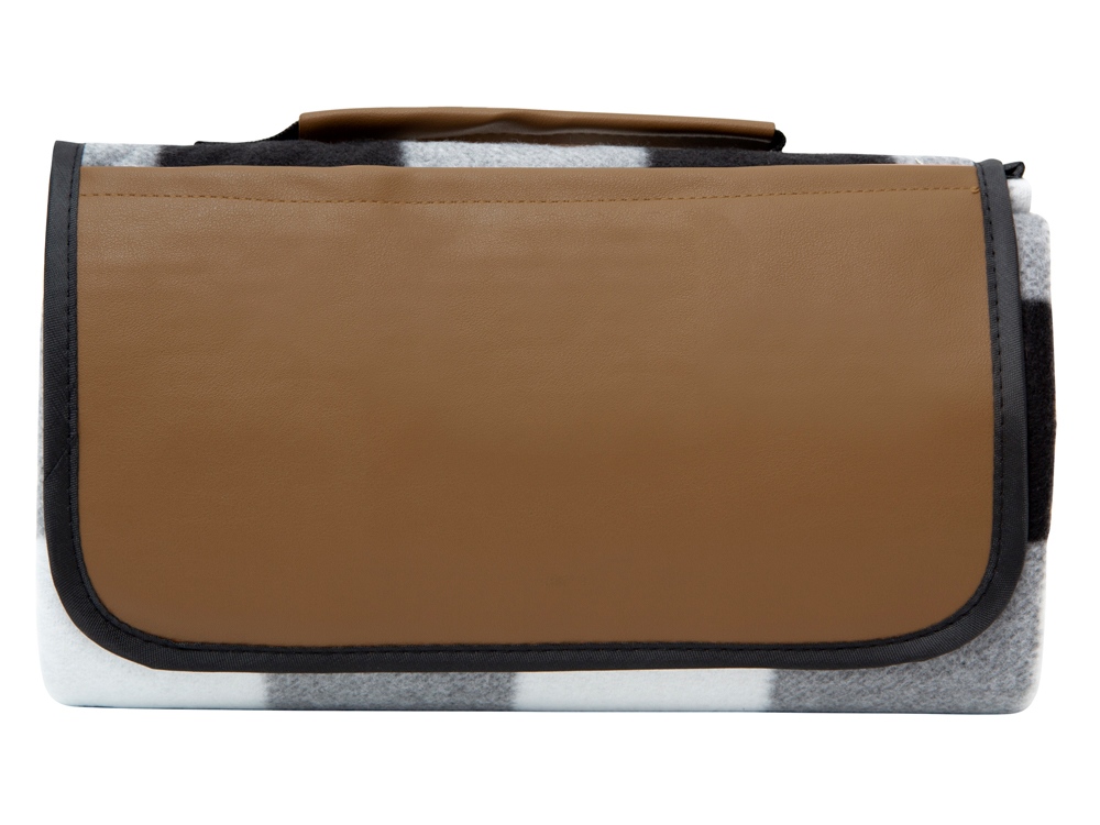 Плед для пикника Recreation, белый/черный-3