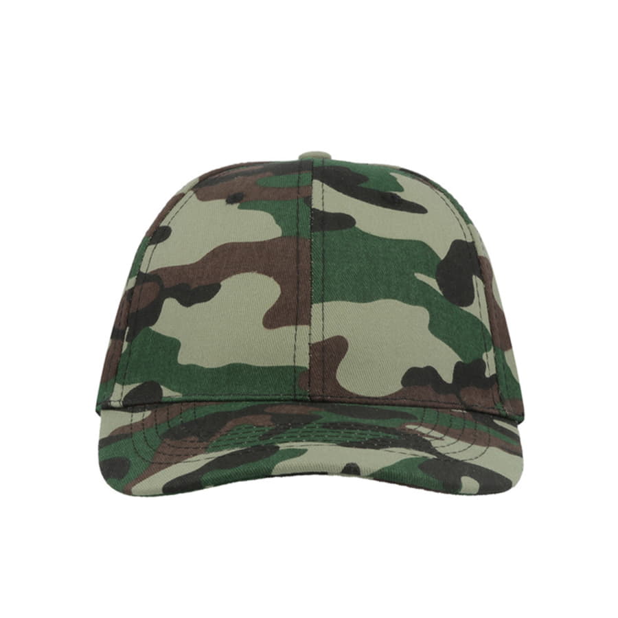 Бейсболка START SIX, 6 клиньев, застежка на липучке, зеленый камуфляж-4