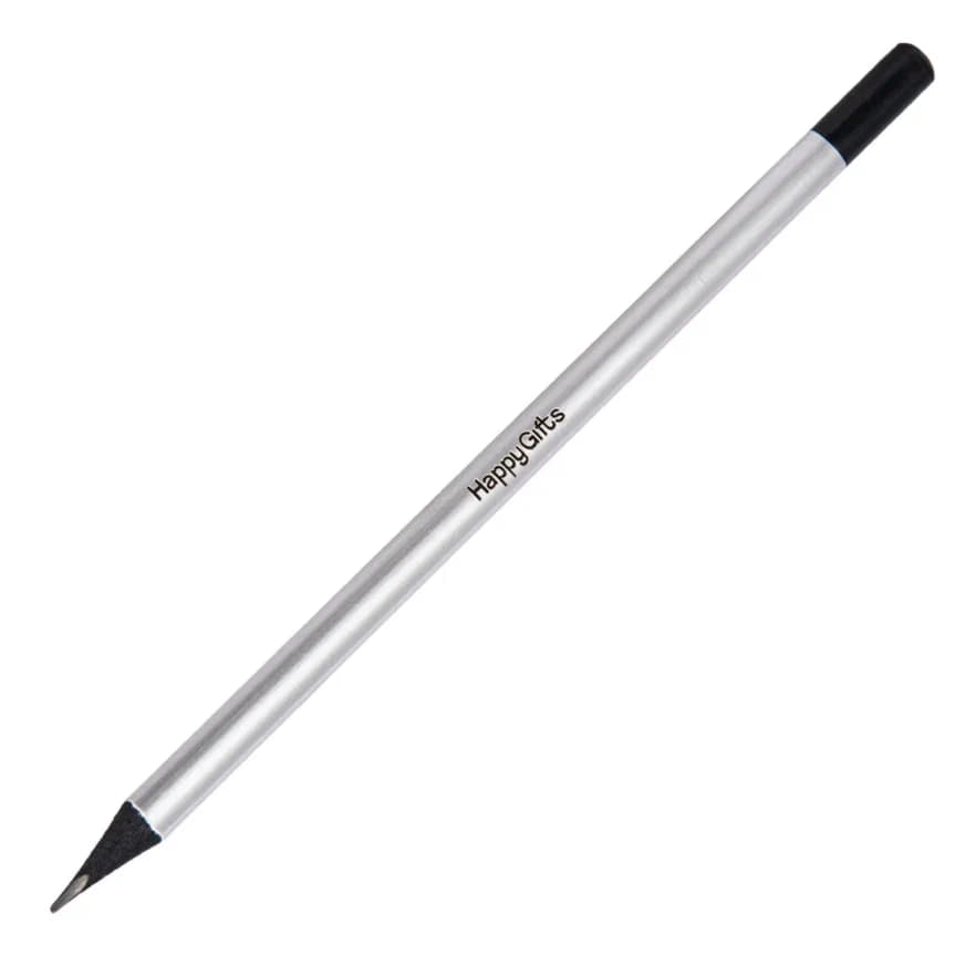 Карандаш чернографитный трехгранный IMAGE, HB, серебристый, черный-2