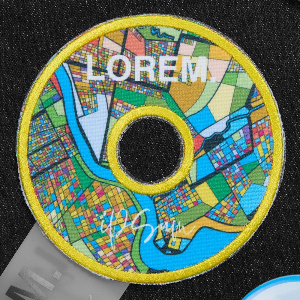 Шеврон из габардина Gabo M, белый-2