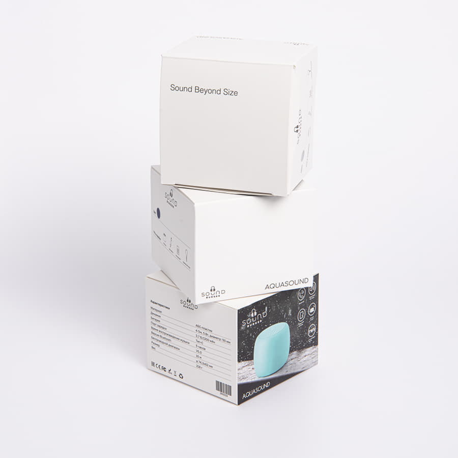 Портативная mini Bluetooth-колонка Sound Burger "Aquasound" синий, синий-7