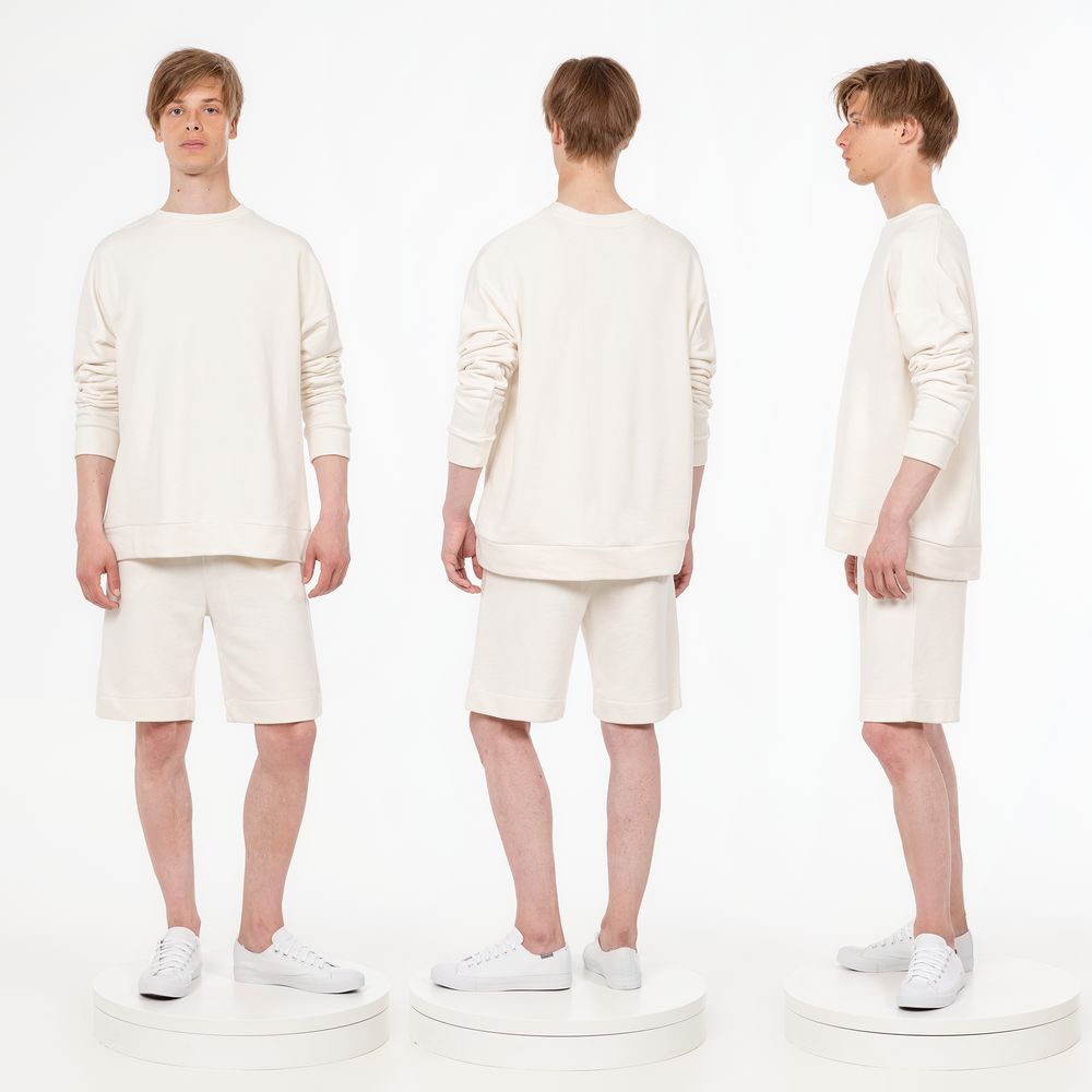 Свитшот унисекс S2, молочно-белый-5