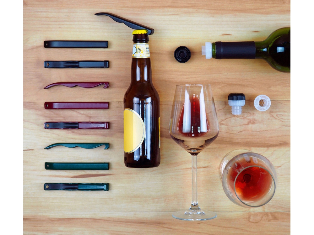 Пробка-каплеуловитель 2-в-1, черный/белый-3