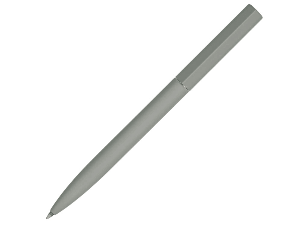 Шариковая металлическая ручка Minimalist софт-тач, серый-0