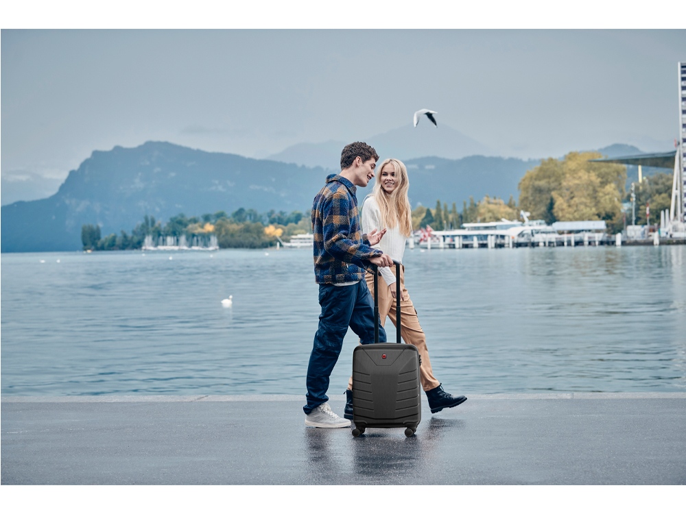 Чемодан WENGER Pegasus, черный, поликарбонат+АБС-пластик, малый, 40х54х20 см, 39 л-8