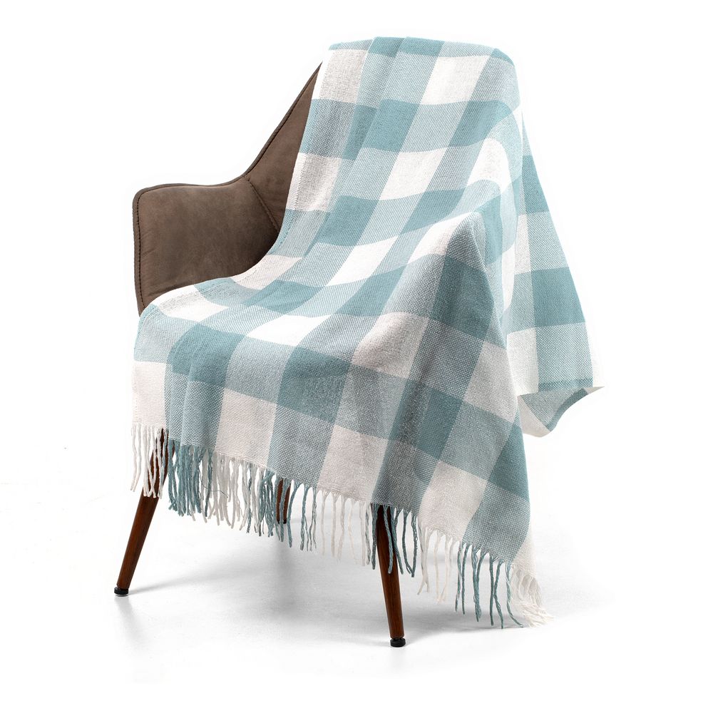 Плед London, бирюзовый-1