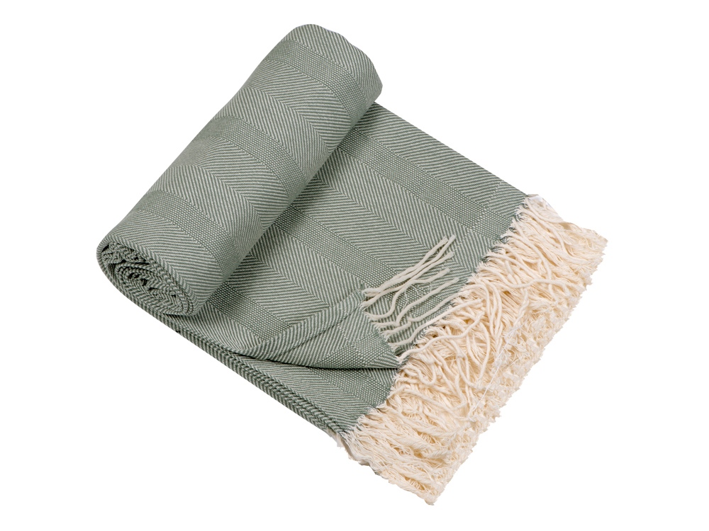 Плед Hild, темно-зеленый-2