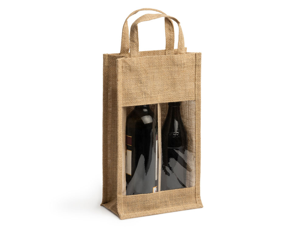 Сумка GRACE из ламинированного джута, бежевый-0