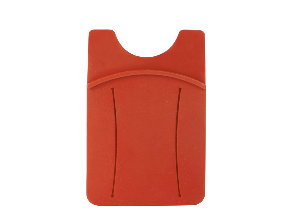 Картхолдер для телефона с держателем Trighold, красный-2