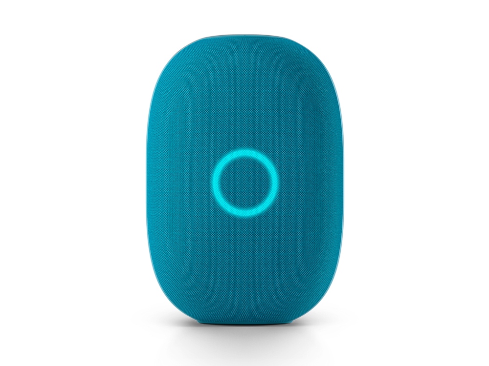 Умная колонка VK Капсула с голосовым помощником Марусей, синий-1