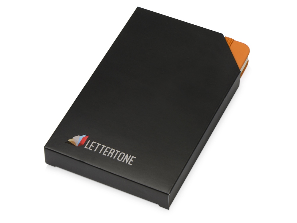 Блокнот А6 Vision, Lettertone, оранжевый-5