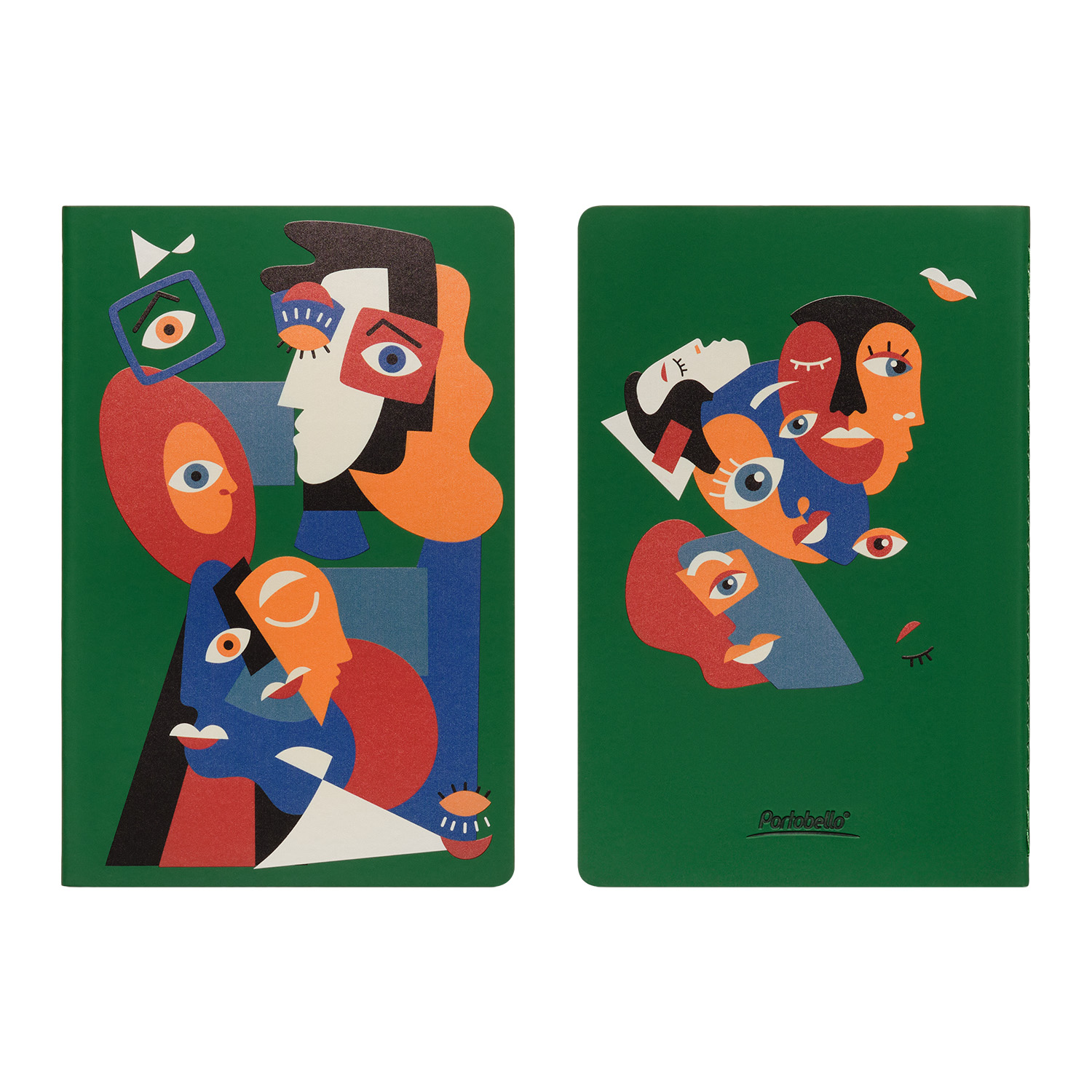 Блокнот Альфа Слим (Alpha slim), зеленый-1