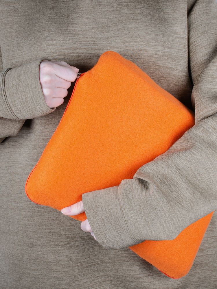 Дорожный плед-подушка Pathway 2, оранжевый-3