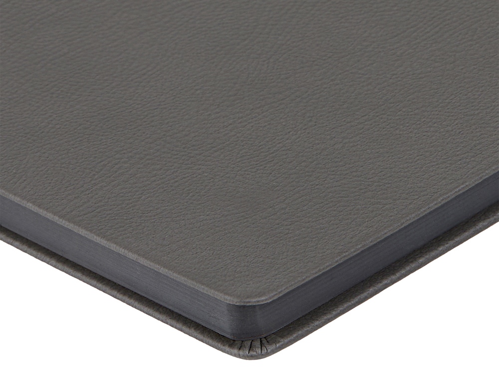 Ежедневник недатированный А5 Megapolis Nappa, графитовый серый-4