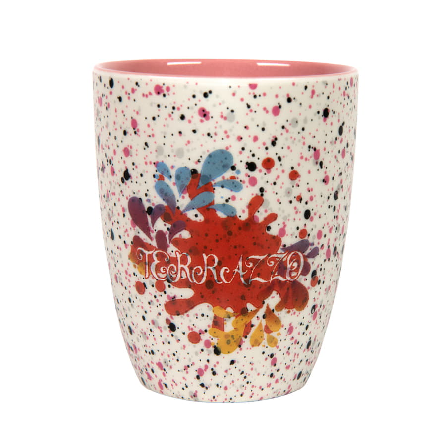 Кружка TERRAZZO, голубой, белый-4